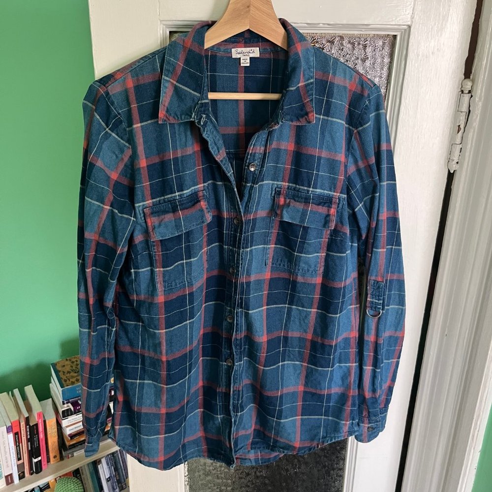 Splendid Plaid Button-Down Shirt - image 2